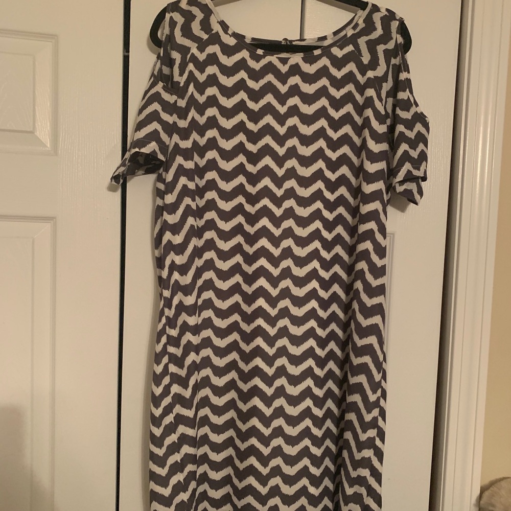 Cold shoulder dress